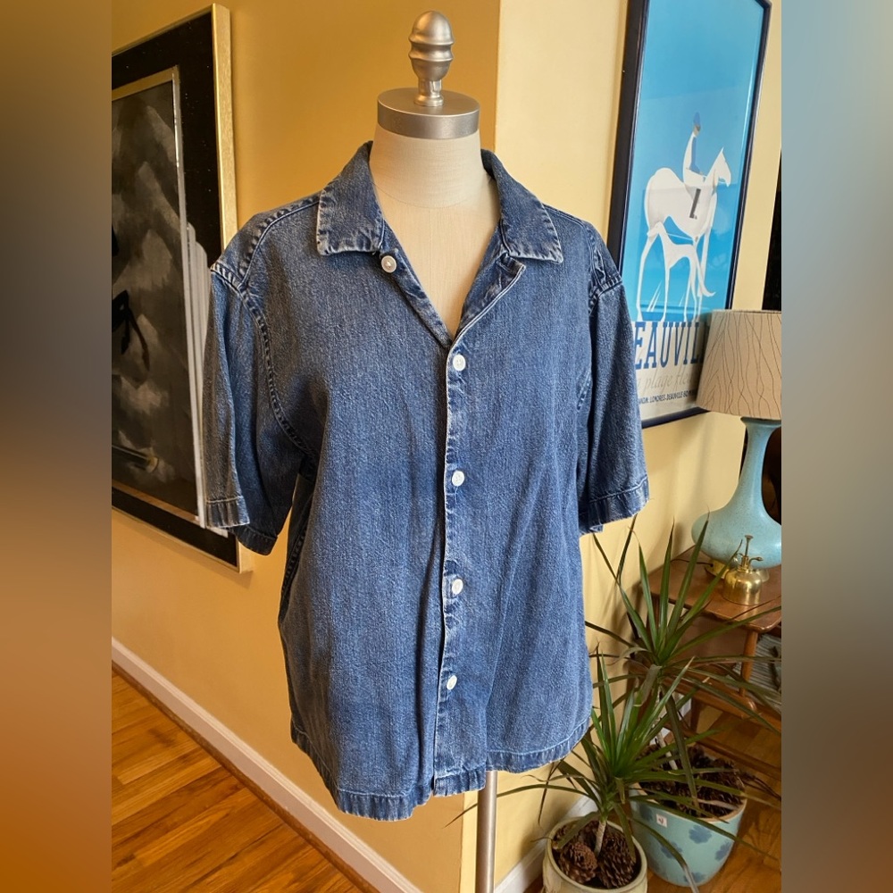 levi’s cotton and hemp blend denim shirt